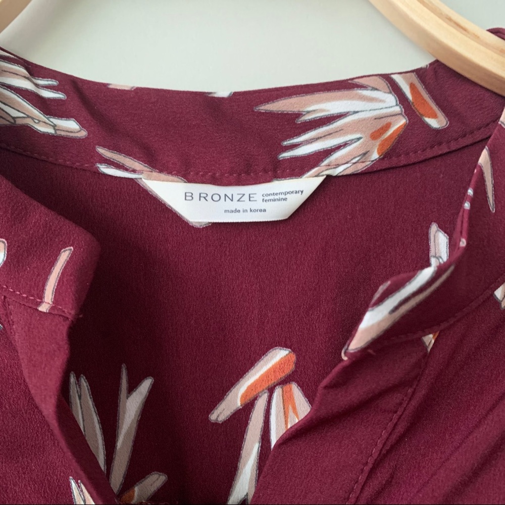 BRONZE Printed Blouse - Picture 4 of 4